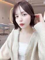 サンド ミュウ 横浜店(sand mieu)&nbsp;レイヤーカット/オリーブベージュ/縮毛矯正/ショート/ボブ/横浜