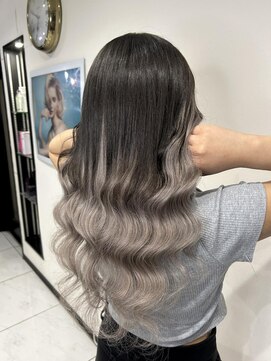 ヘアーデザイン ジェルム(Hair Design germe) グレーグラデーション #HIYORI#