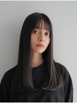 アクアヘアーデザイン(a9a hairDesign) 「リラックス感あふれるナチュラルロングストレート」