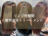 【髪質改善×頭皮ケア×ダメージケア】カット+リンゴ幹細胞Tr+ヘッドスパ30分