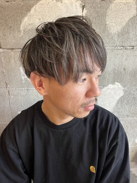 ソワ 四日市(soie) 【soie井上】メンズ/ハイライト/ホワイトメッシュ