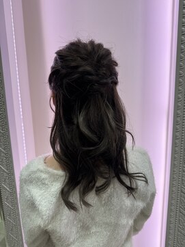 ヘアメイクアン(Hair Make Une) パーティーアップ　ヘアメイク　ハーフアップ