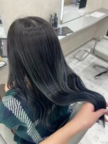 キング(K!ng)&nbsp;縮毛矯正髪質改善ハイライトレイヤーカット楠葉美容室エクステ