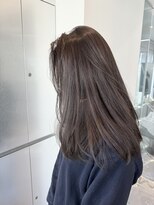 フィル 横浜(fil) ロングレイヤー_馴染ませハイライトラベンダーベージュ