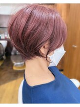 ジャストヘア ラポール 北久里浜店(just hair RAPPOR) 【佐々木 美香子】ショート ショートボブ 白髪ぼかし