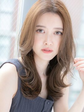 ローレン(LOREN) 韓国風ニュアンスパーマ前髪なし似合わせレイヤーカット