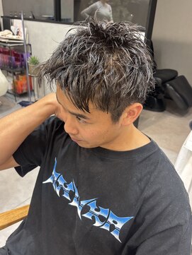 アチーブリス(achieve Liss) メンズカット刈り上げ爽やかショート黒髪スタイル