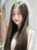 クレム 博多駅店(ChLem)&nbsp;オリーブベージュ　髪質改善　博多美容室