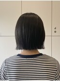 切りっぱなしボブ
