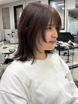 クレム 博多駅店(ChLem) ミディアム　レイヤー　ワンカール　博多美容室