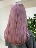 サンク 原宿 表参道(cinq)&nbsp;★ミディアムレイヤーカット長めボブミルクティーベージュカラー