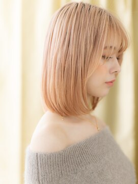 カバーヘア ブリス 大宮西口(COVER HAIR bliss) 韓国風ハイトーンカラーウルフレイヤーTc4大宮10代20代30代