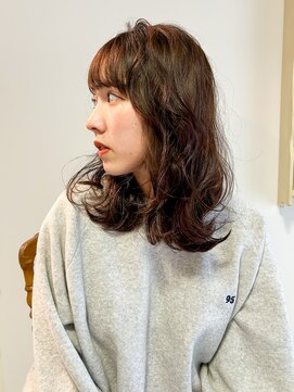 エミュ 中央駅店(eMu) ふんわりミディアムヘアー