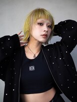 ギークス(GEEKS) 【GEEKS渋谷】ハッシュボブ/デザインカラー/冬カラー/ボブウルフ