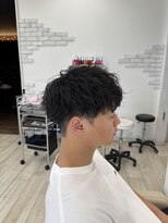 ロンド ラマ 岐阜(Lond bla-ma)&nbsp;ショートマッシュ×シャドウパーマ【Lond伊藤メンズ】