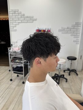 ロンド ラマ 岐阜(Lond bla-ma) ショートマッシュ×シャドウパーマ【Lond伊藤メンズ】