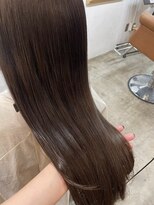 アンジュール(UNJOUR.) 春カラー◎髪質改善縮毛矯正×透明感のある暗めブラウン