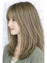 ヘアープライズ 吉祥寺店 (hair Pride's)&nbsp;立体感のあるグレージュベース＆シャドウルーツ＋愛されロング