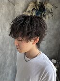 シャドウミックスパーマ
