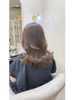 シーテ(Ciete) 【minami】鎖骨medium layer ×チョコベージュ