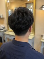 アメリ ココロ 南森町店(Ameri cocoro.) 【メンズ/ショート/パーマ】#Ameri