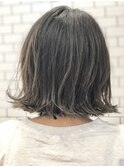 シースルーカラーボブ