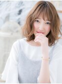 *mod's上尾*くせ毛風♪ラフ&ガーリーふわミディa