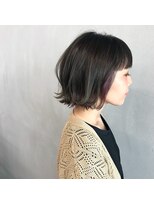 タグ(#tag)&nbsp;#切りっぱなしボブ×インナーカラー