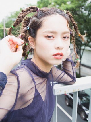 夏の簡単カラフルゴムアレンジ / グラデーションカラー：L036881296