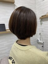 【お客様スタイル】酸熱トリートメント　ショートボブ