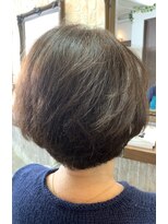 クロムヘアー(CHROME HAIR) 70代ショートボブ