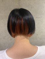 エイト 上野店(EIGHT ueno)&nbsp;【EIGHT ueno】山田_インナーカラー×オレンジ