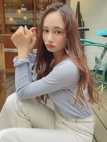 ルービック 梅田茶屋町(Rubik)&nbsp;髪が柔らかく見えるゆるふわ愛されブラウンカラー