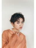カーリークールショート／ショコラベージュ