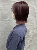 大人×外ハネボブ×ラベンダーピンク