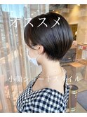 小顔ショートスタイル_市川