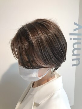 ユミリーバイルコル(umily by RuCOR.) ハンサムショート/7LV/アメジスト/グレーハイライト