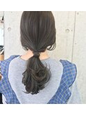 ミントグレージュハイライト