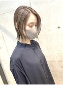 外巻きボブ