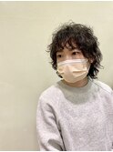 ウルフ × パーマ