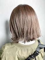 ワット 原宿店(W)&nbsp;☆外ハネボブ×オリーブベージュ☆