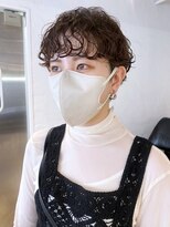 アイティーバイアルバム 藤沢店(IT by ALBUM)&nbsp;ショートパーマ_グレージュカラーボブウルフ_ba420051