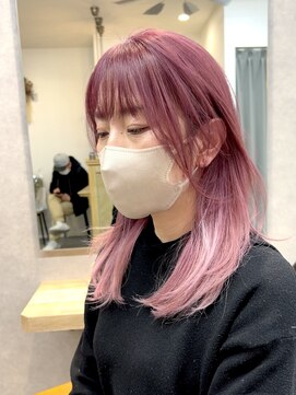 リベストバイジェービー 稲毛(li best. byjb) グレージュカラー/ボブウルフ/黒髪/ココアベージュ[稲毛/稲毛駅]