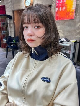 ミンクス 青山店(MINX) くびれパーマミディボブ