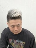 ラブ ロック Love' Lock メンズカット・メンズヘア・ホワイト・シルバー・ブリーチ