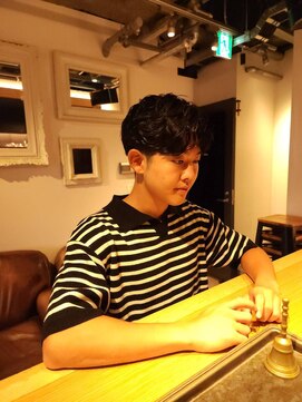 ブロック ジャポン(bloc japon) ニュアンスパーマ前下がりのショートスタイル