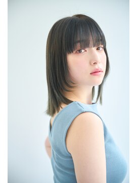 リトル ルル 梅田(little lulu) 顔まわりデザイン:ぱっつん姫カット