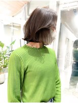 ジルブラン(JIL BLAN) ハイライトバレイヤージュダブルカラーショートカット30代40代