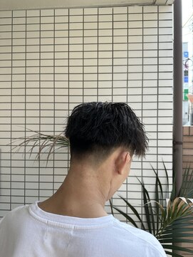 スウェル 船橋店(Swell) ハイライト/マッシュパーマ/ウルフ/アッシュブラック3