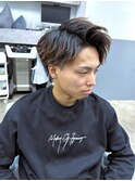 ☆スーツ短髪束感リバースショートウルフアップバング